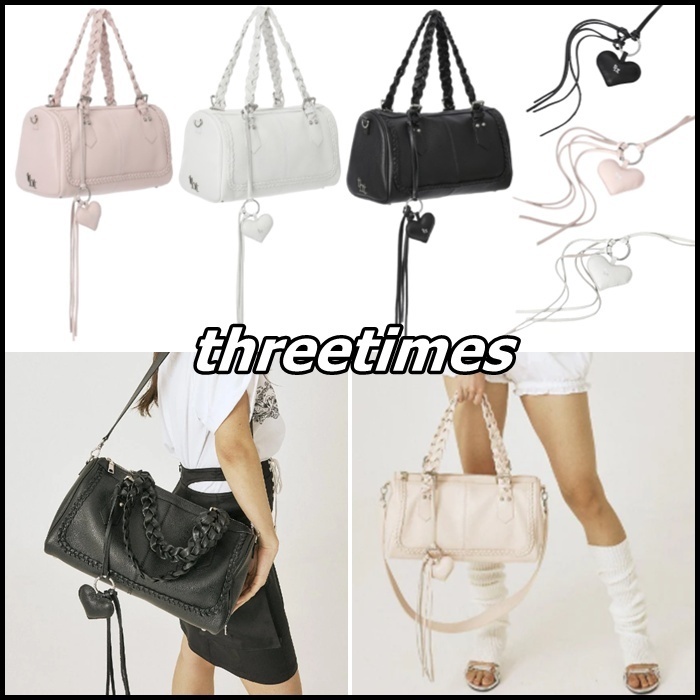 【threetimes】Braid bag ★韓国人気★追跡可能★