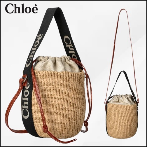 ◆Chloe◆ クロエ スモールバスケットバッグ ウッディー