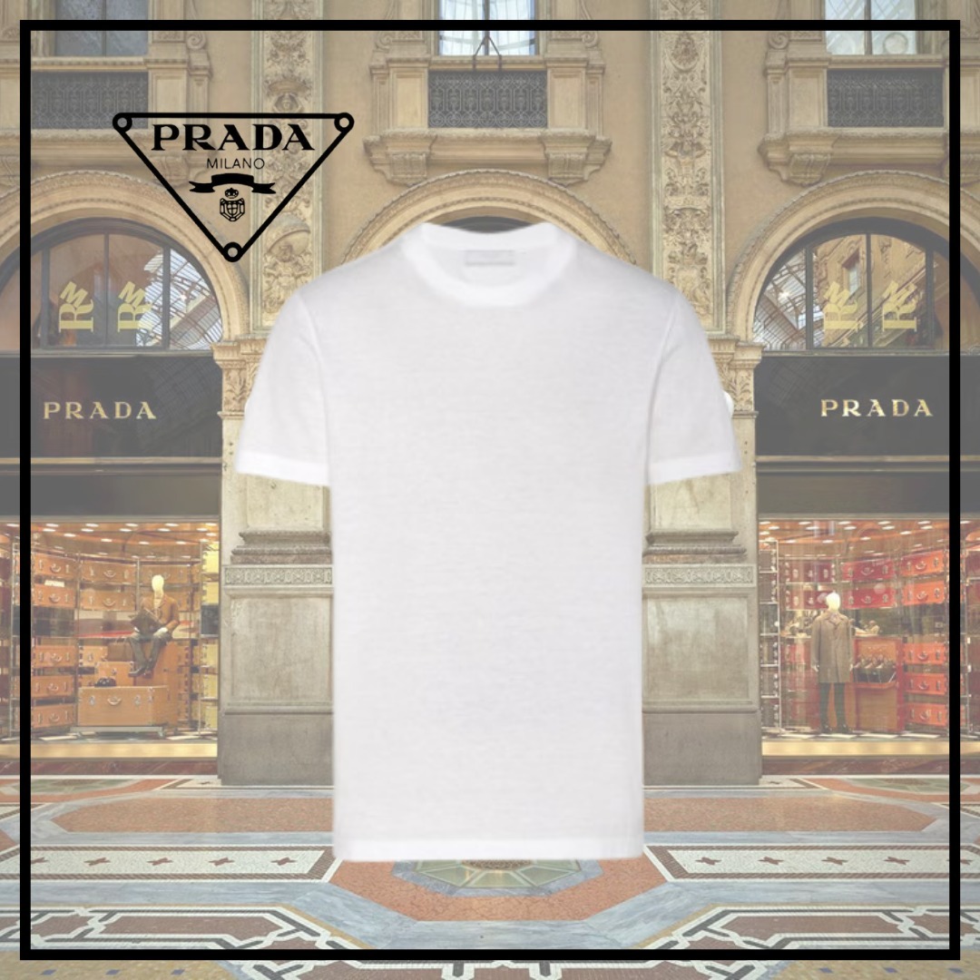 【PRADA】3パック コットンジャージーTシャツ★ホワイト★XXXL