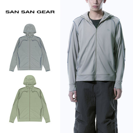 パーカー・フーディ SAN SAN GEAR ZIPPER POCKET HOODIE SA372 San San Gear(サンサンギア) パーカー・フーディ(メンズ) - 海外