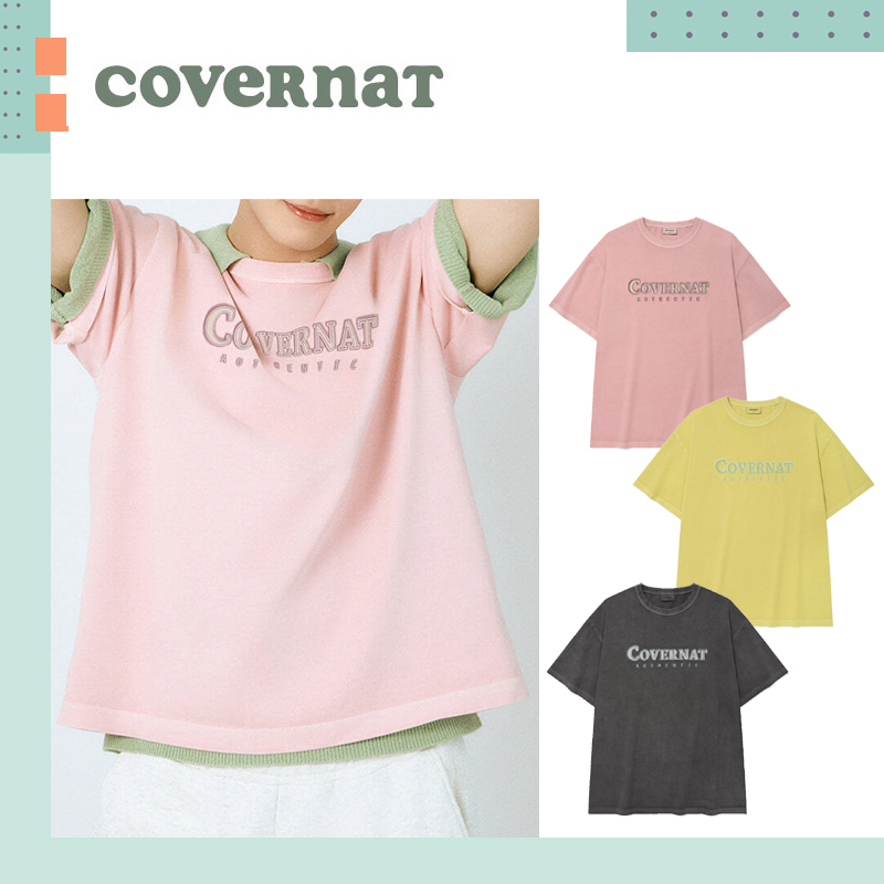 COVERNAT ♥ Neon Logo Dying T-Shirt/追跡付