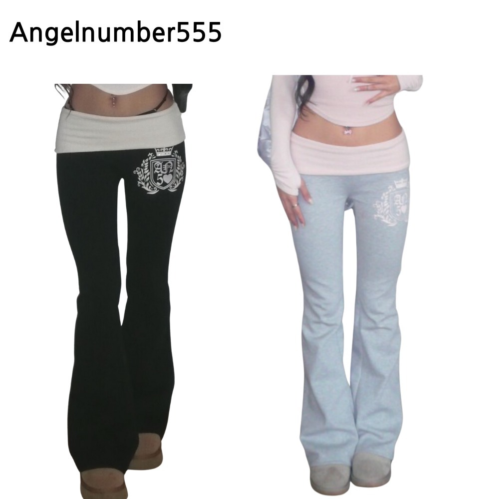 ★Angelnumber555★AN5 bootscut folded pants【送料0/関税0】