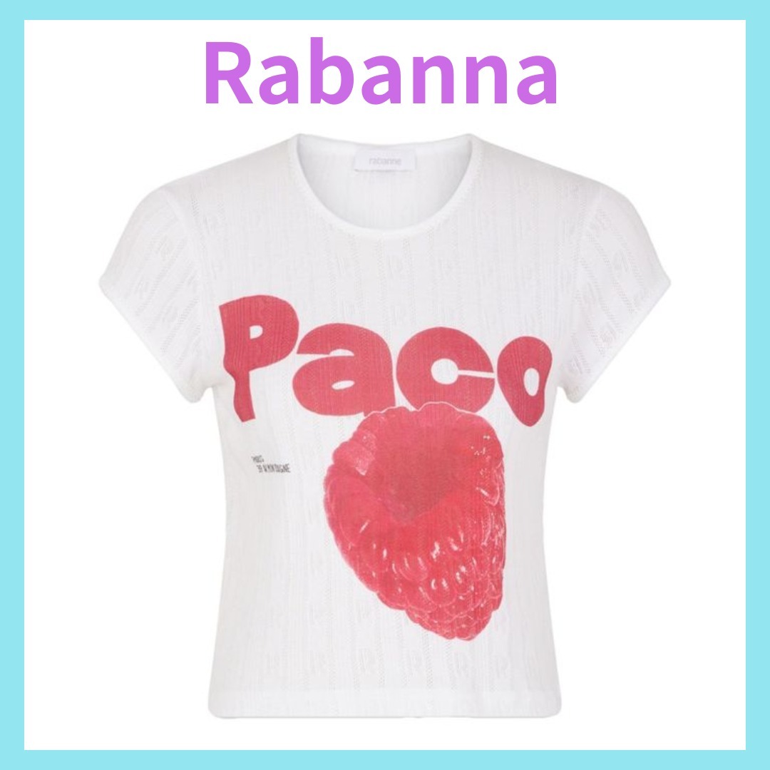 Rabanne プリント Tシャツ