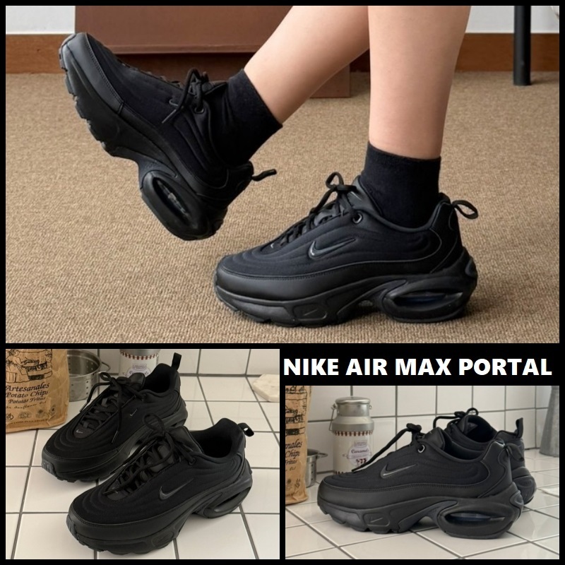 スニーカー [NIKE] W AIR MAX PORTAL BLACK