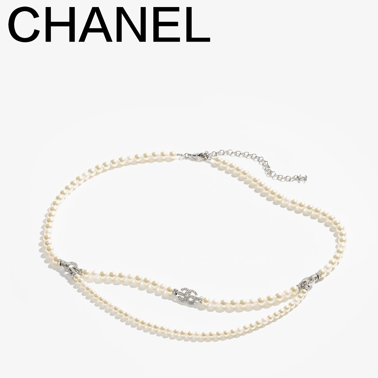 《持つだけで、洗練される》CHANEL パール チェーンベルト