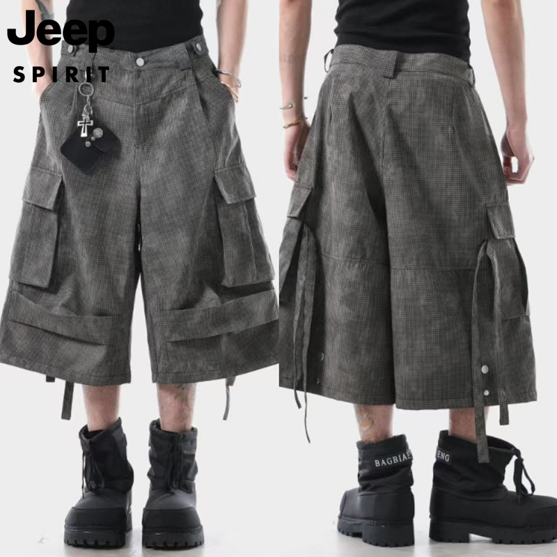 jeep ワイドショートパンツwashed ハーフパンツワークパンツ