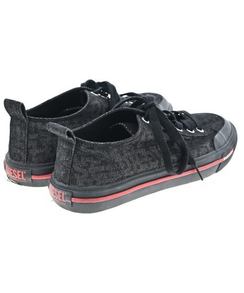 DIESEL ディーゼル スニーカー 黒系(総柄) 25.5cm 0124925F0037