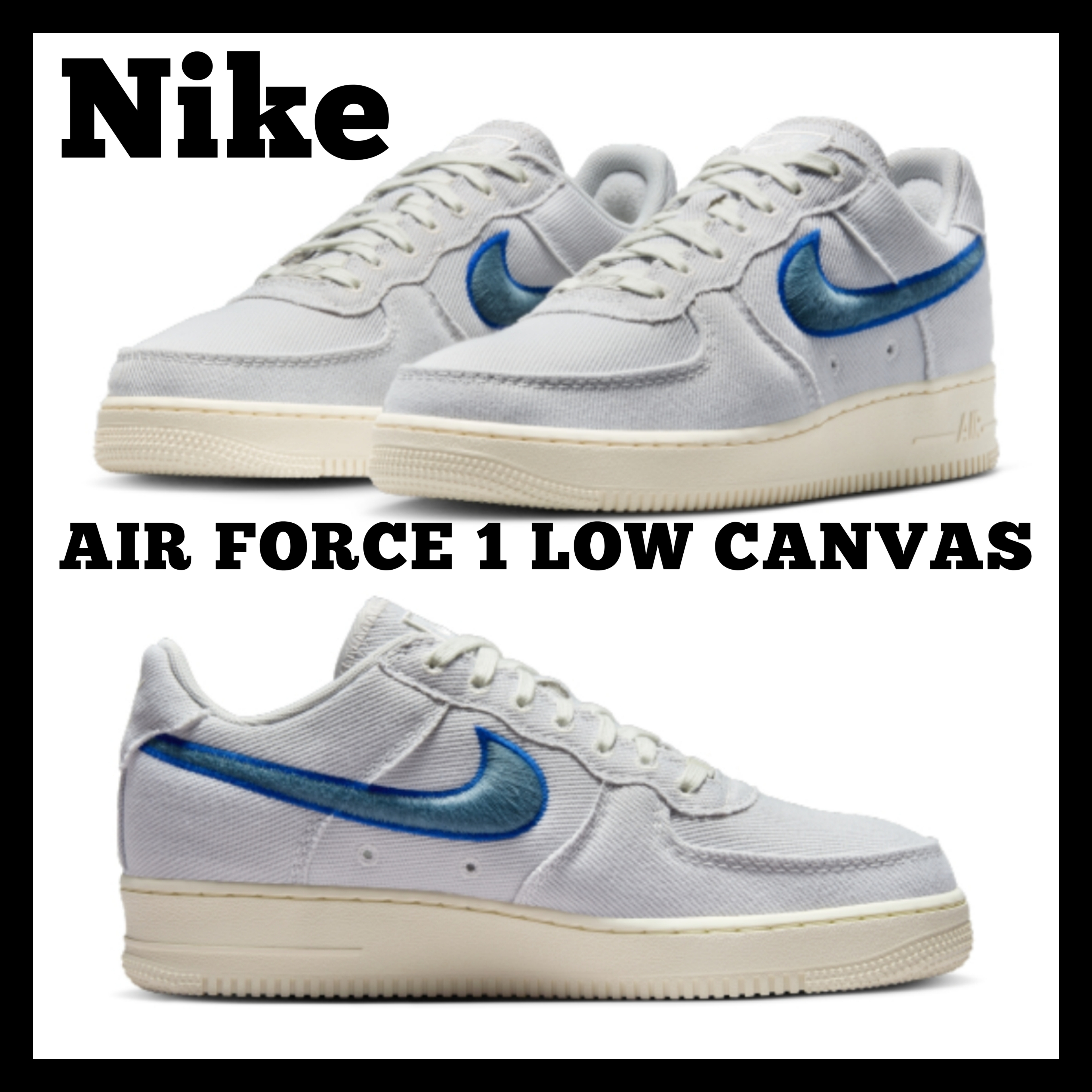 【NIKE】Air Force ナイキ エア フォース 1 キャンバス 送間税込