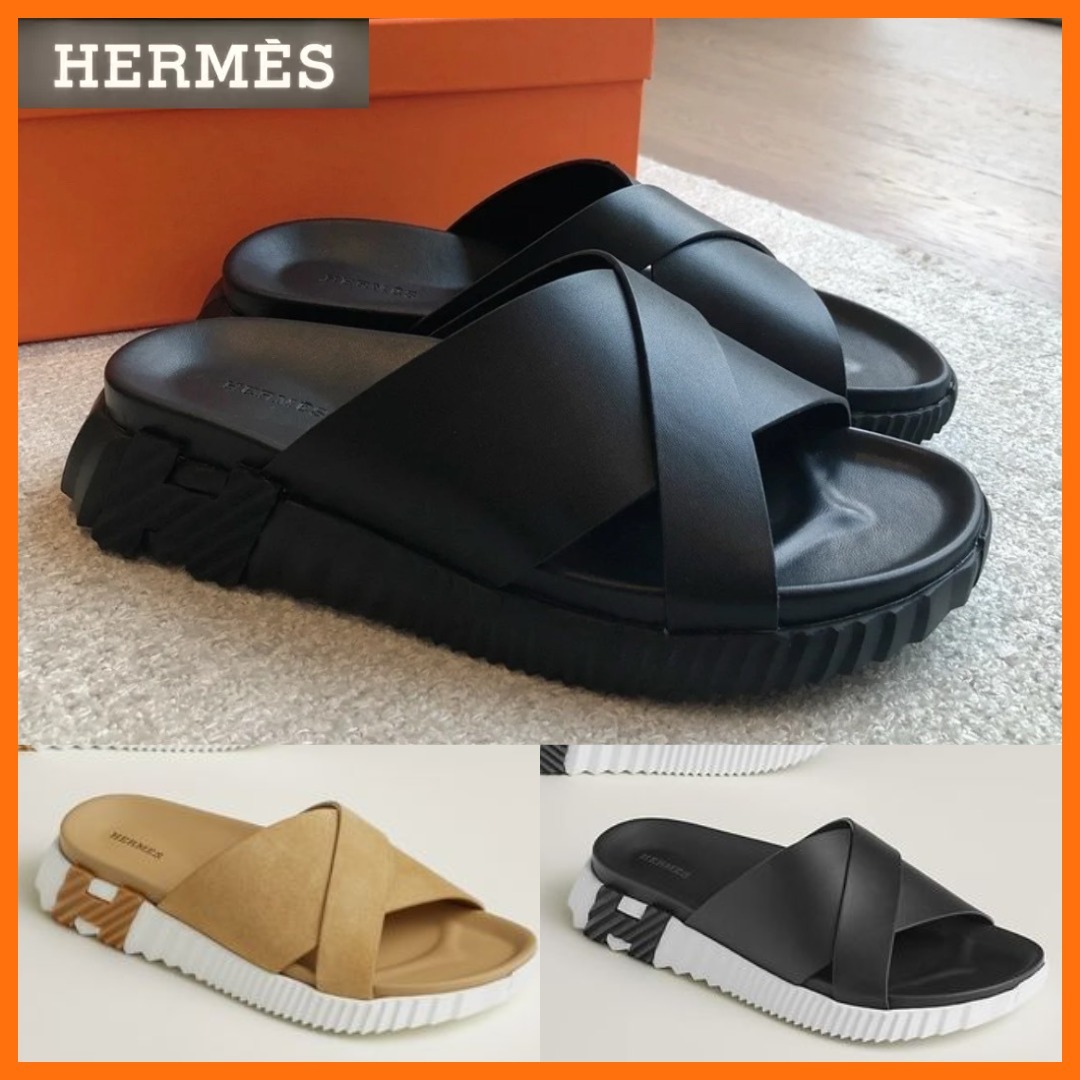 【シンプル且つ美しい♪】HERMES Infra 《インフラ》サンダル