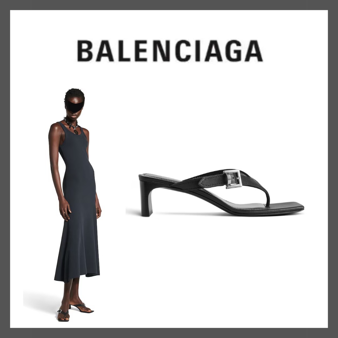 新作！【BALENCIAGA】Bel Air 50mm サンダル☆直営店買付