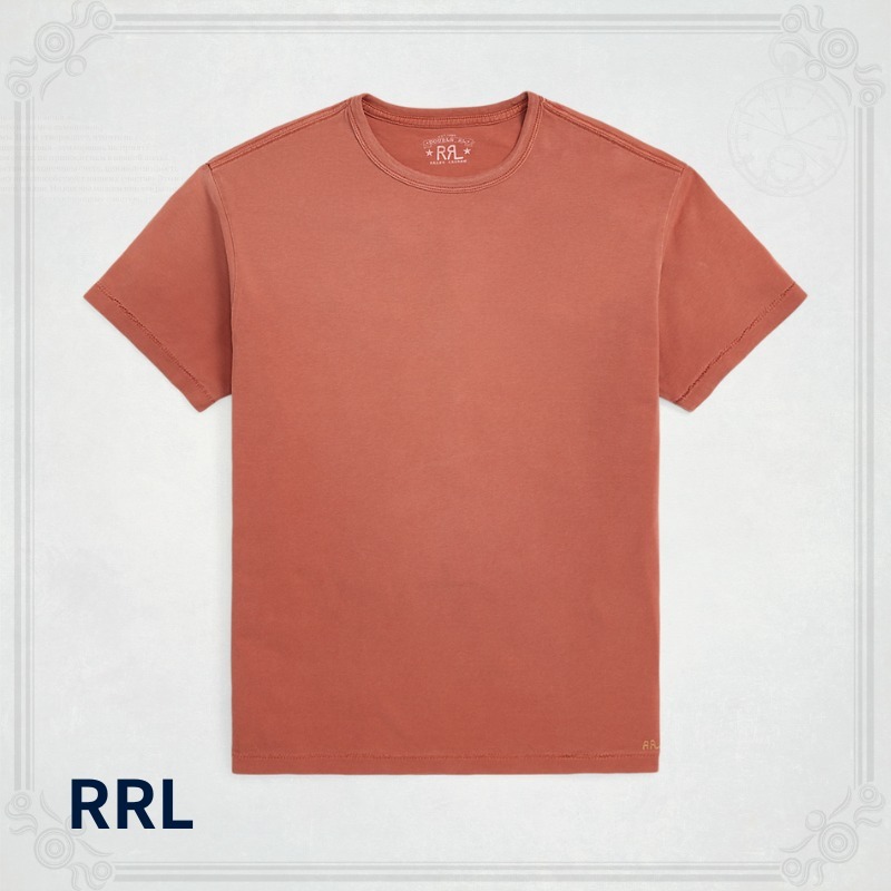 【RRL】ガーメントダイドクルーネックTシャツ