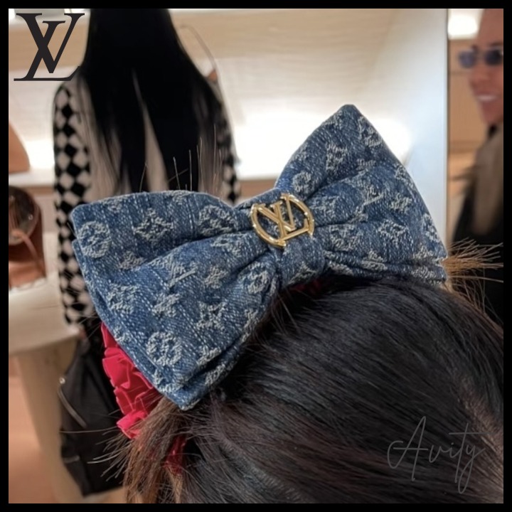 【デニムモノグラムが可愛い♪】ルイヴィトン バレッタ