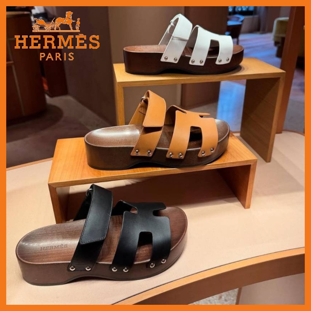 【《足元に可愛さをプラス♪》】HERMES Kos Clog サンダル