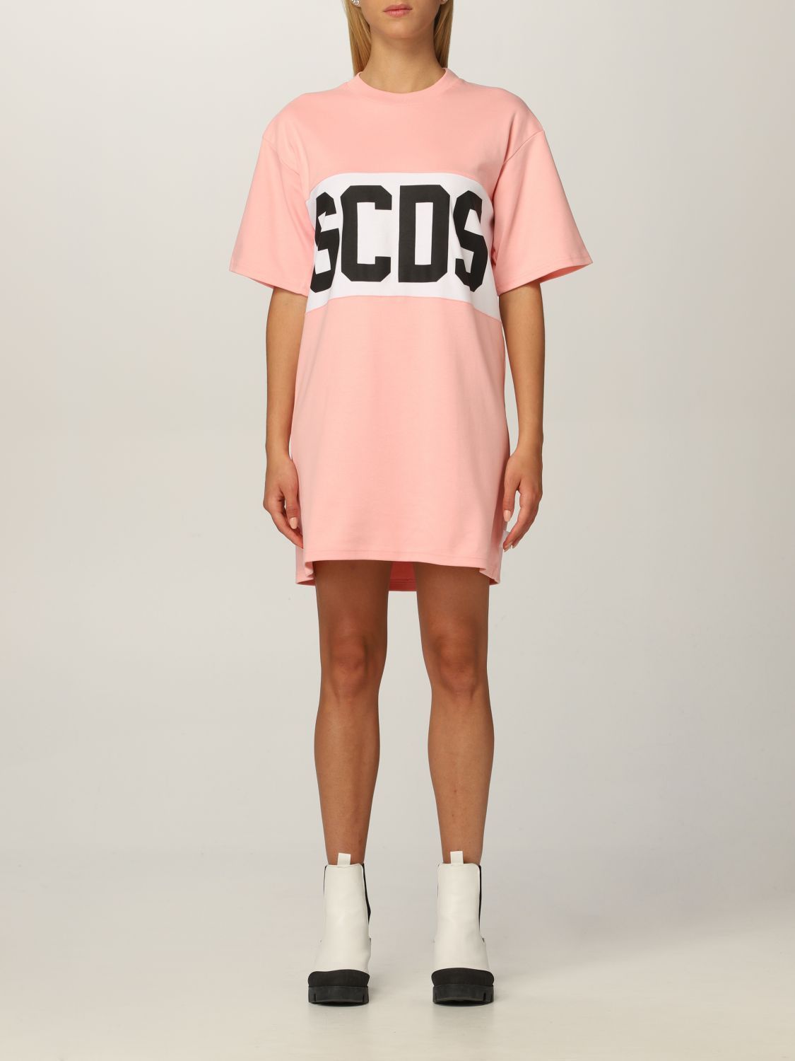 ワンピース GCDS Woman Dress Pink CC94W021002 06