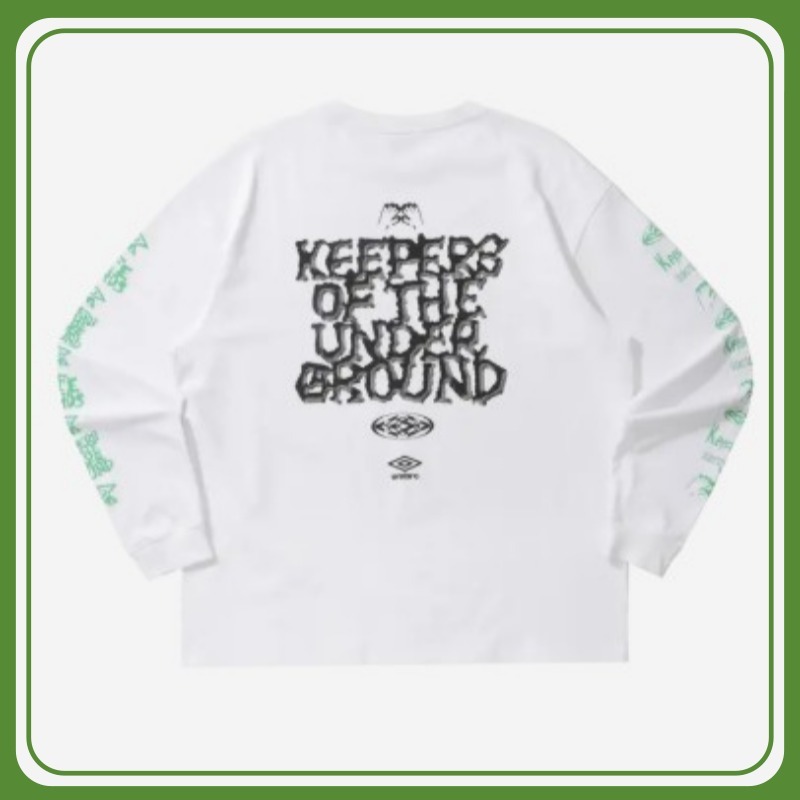 SCR X UMBROグラフィック長袖Tシャツ