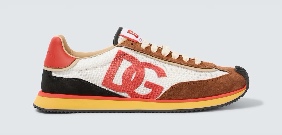 Dolce&Gabbana DG Runner スエードトリムスニーカー