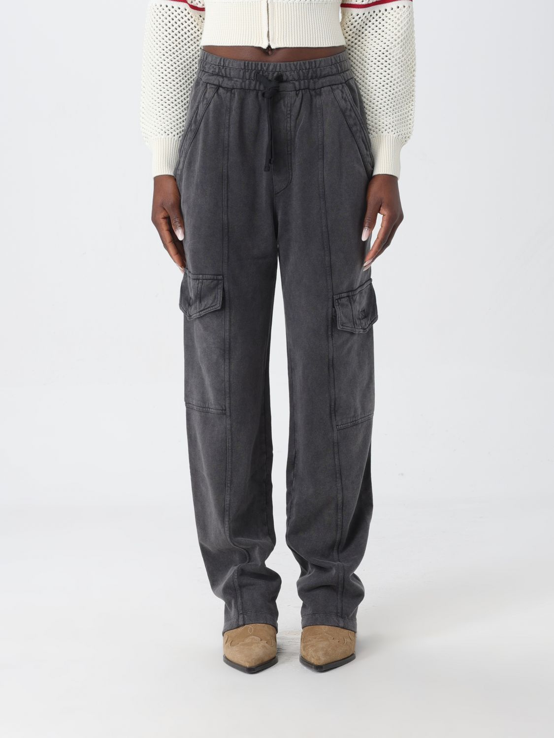 パンツ ISABEL MARANT ETOILE Woman Pants Black 24PPA0283FAB1M02E