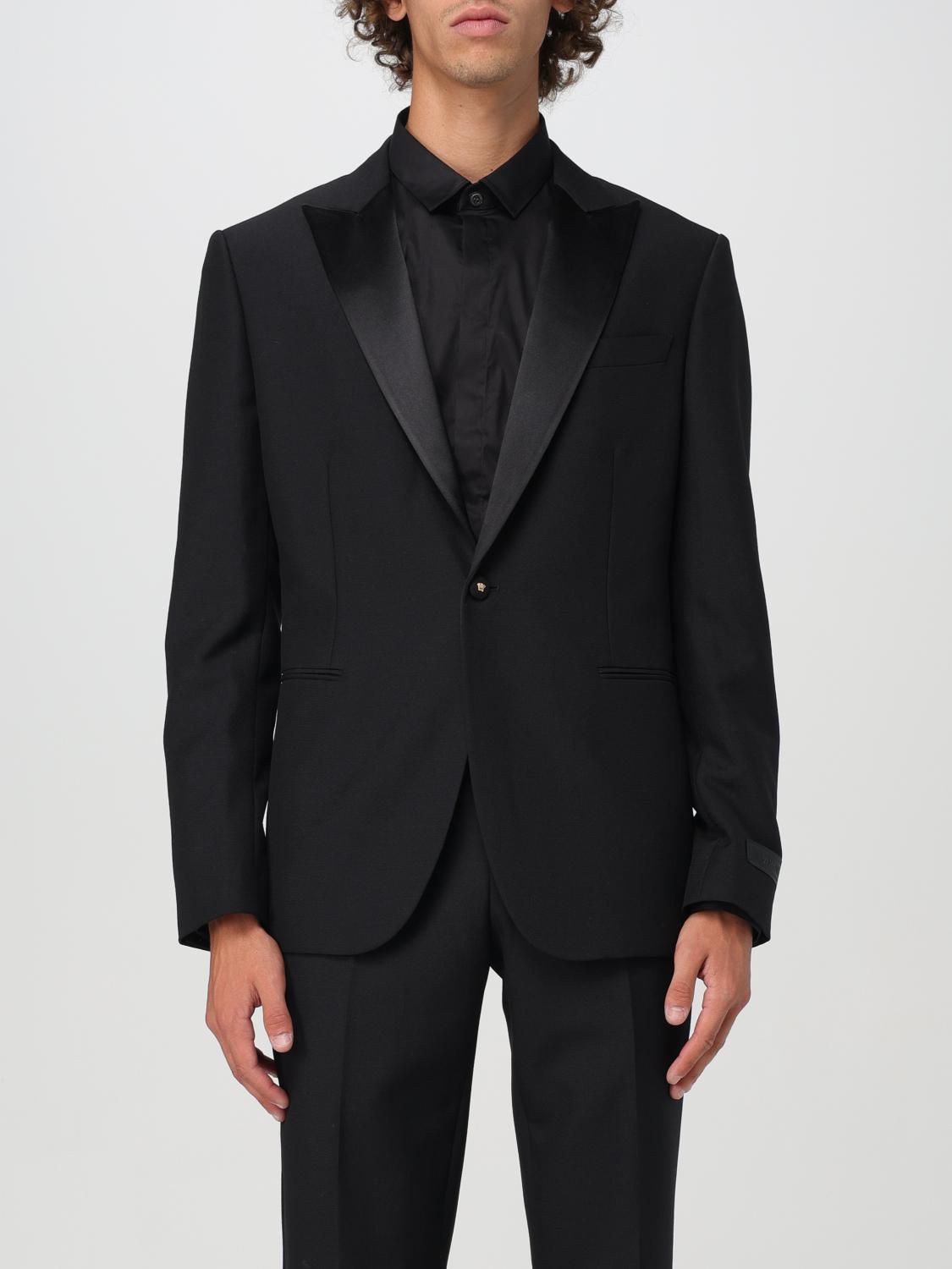 ジャケットその他 VERSACE Men Blazer Black 10132761A09805 1B000
