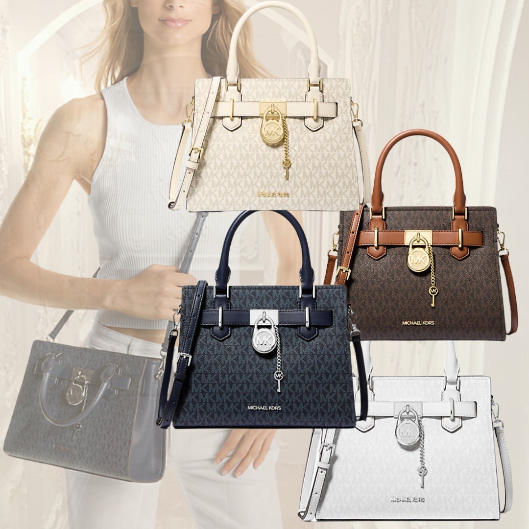 Michael Kors ★ 2wayで使える Hamilton Small Logo Satchel Bag