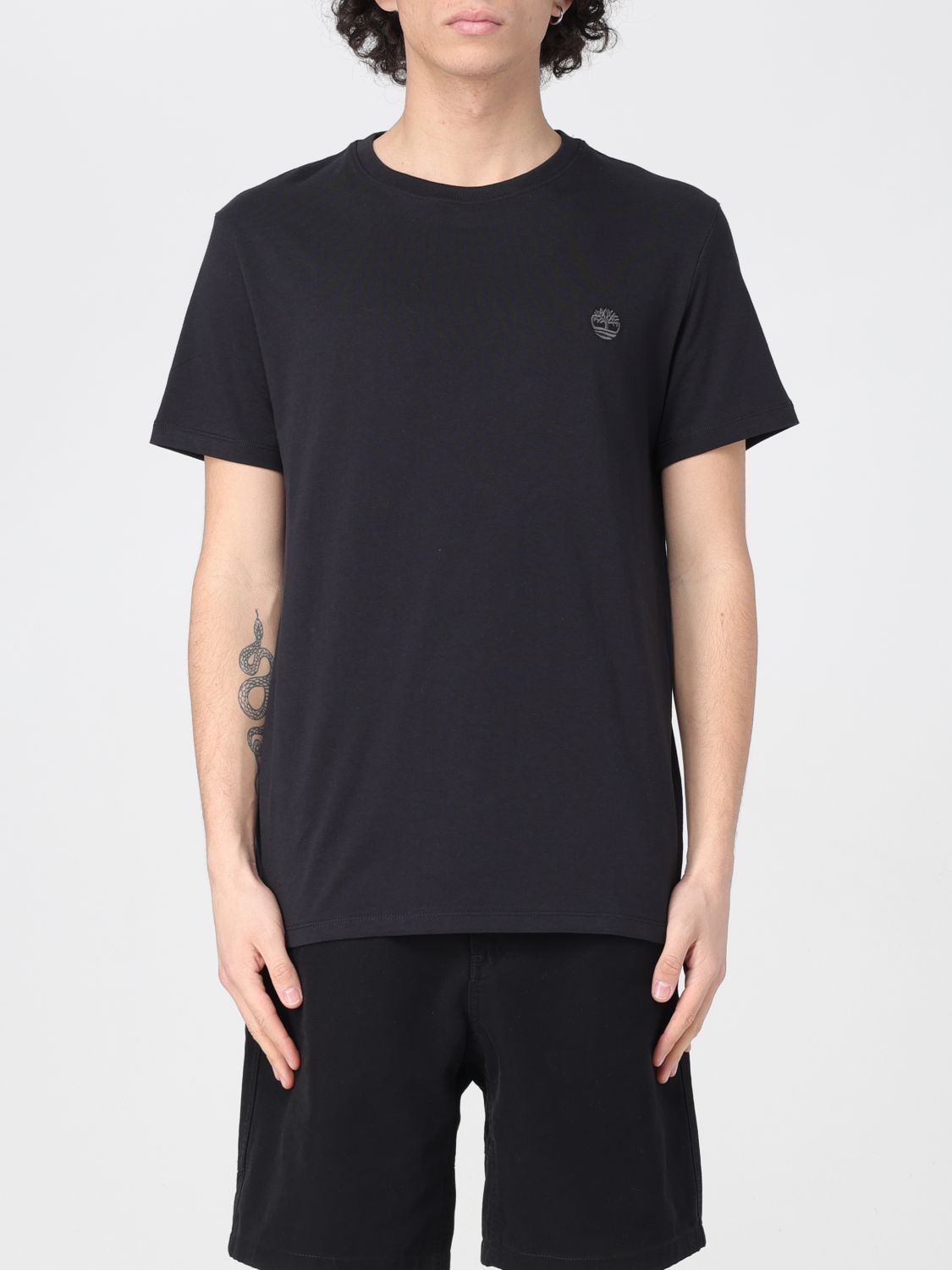 Tシャツ・カットソー TIMBERLAND Men T-shirt Black TB0A2BPR X651