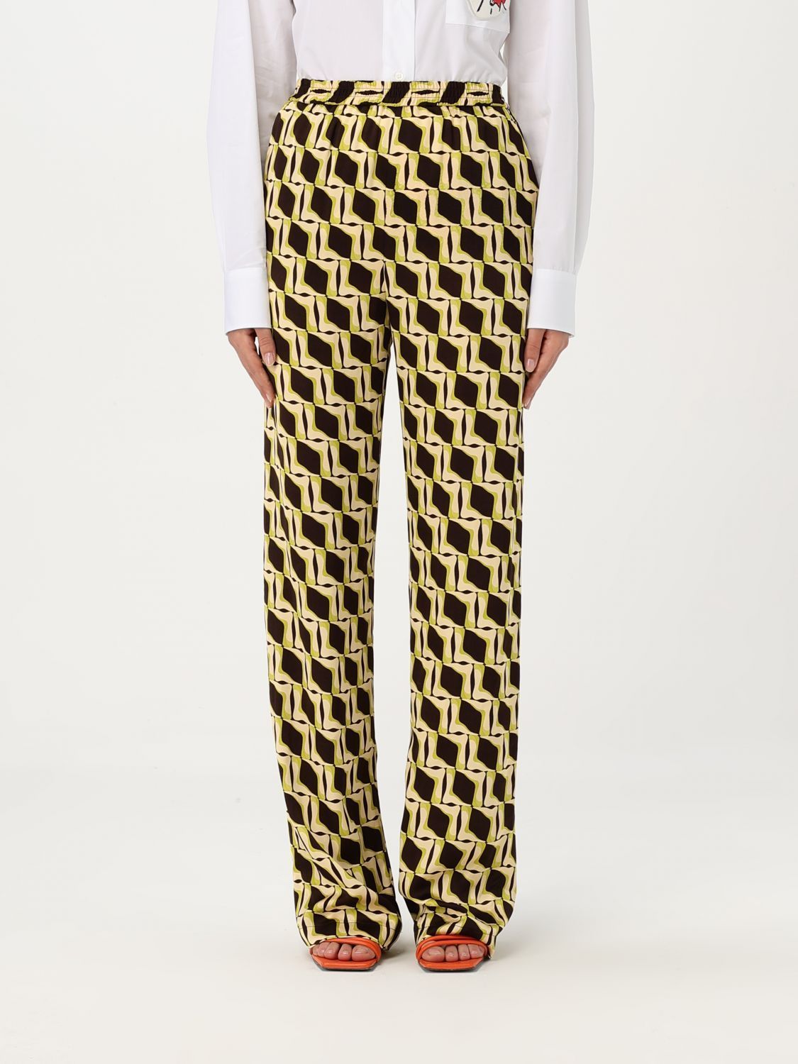 パンツ MSGM Woman Pants Brown 3841MDP25257154 30