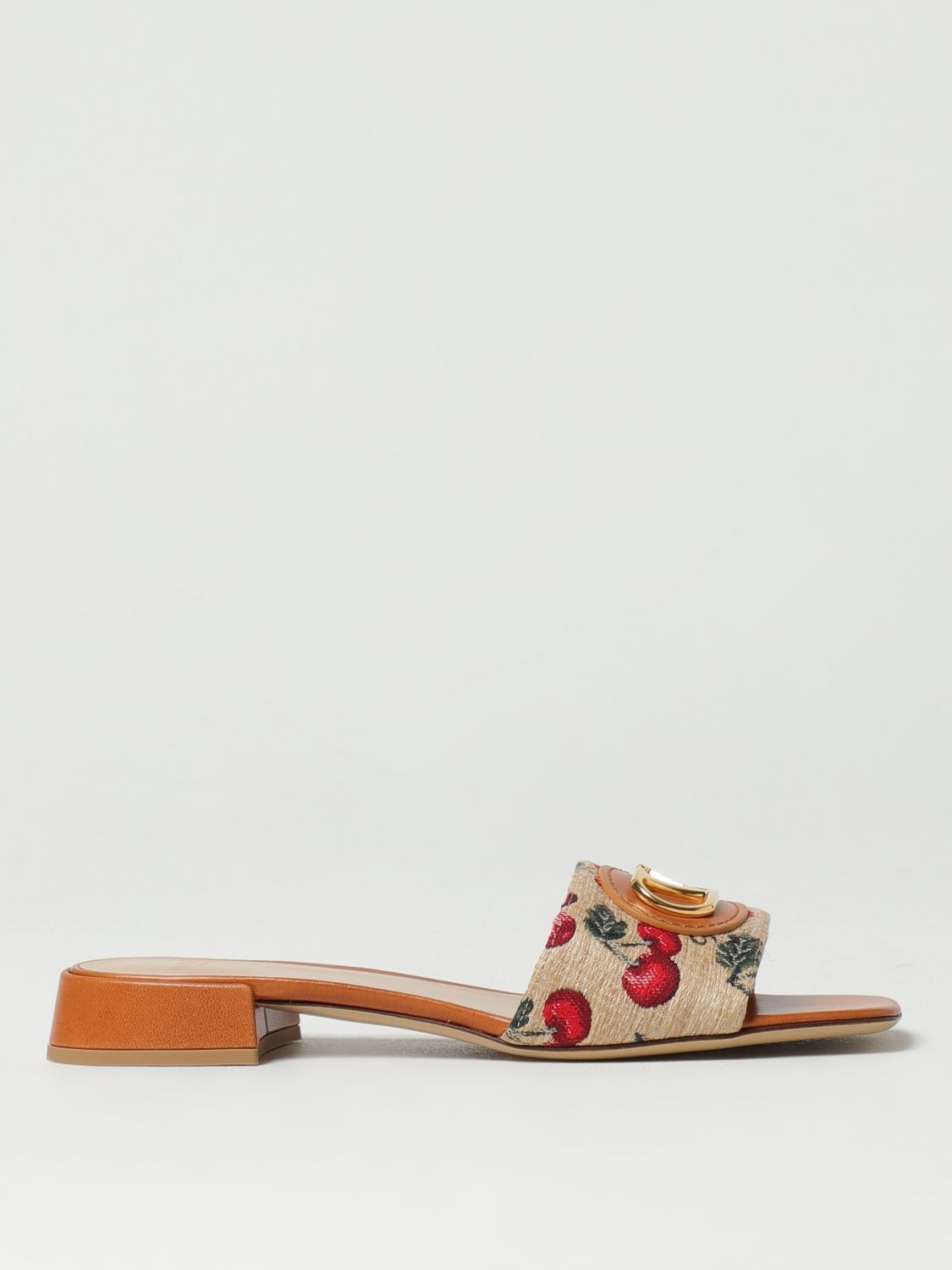 シューズ・サンダルその他 VALENTINO GARAVANI Woman Flat sandals Cherry 6W0S0LT0NNX
