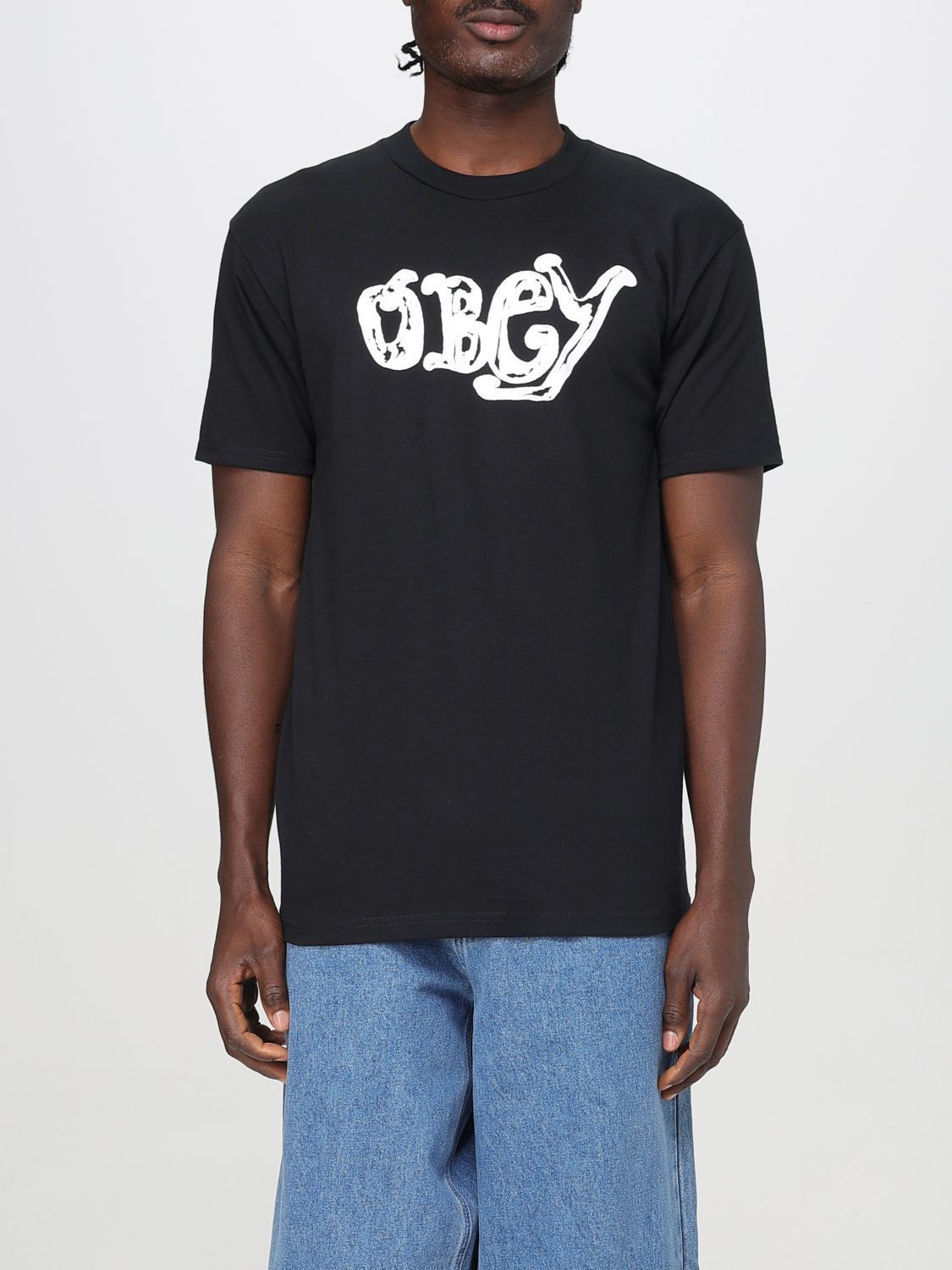 Tシャツ・カットソー OBEY Men T-shirt Black 165264059 BLK