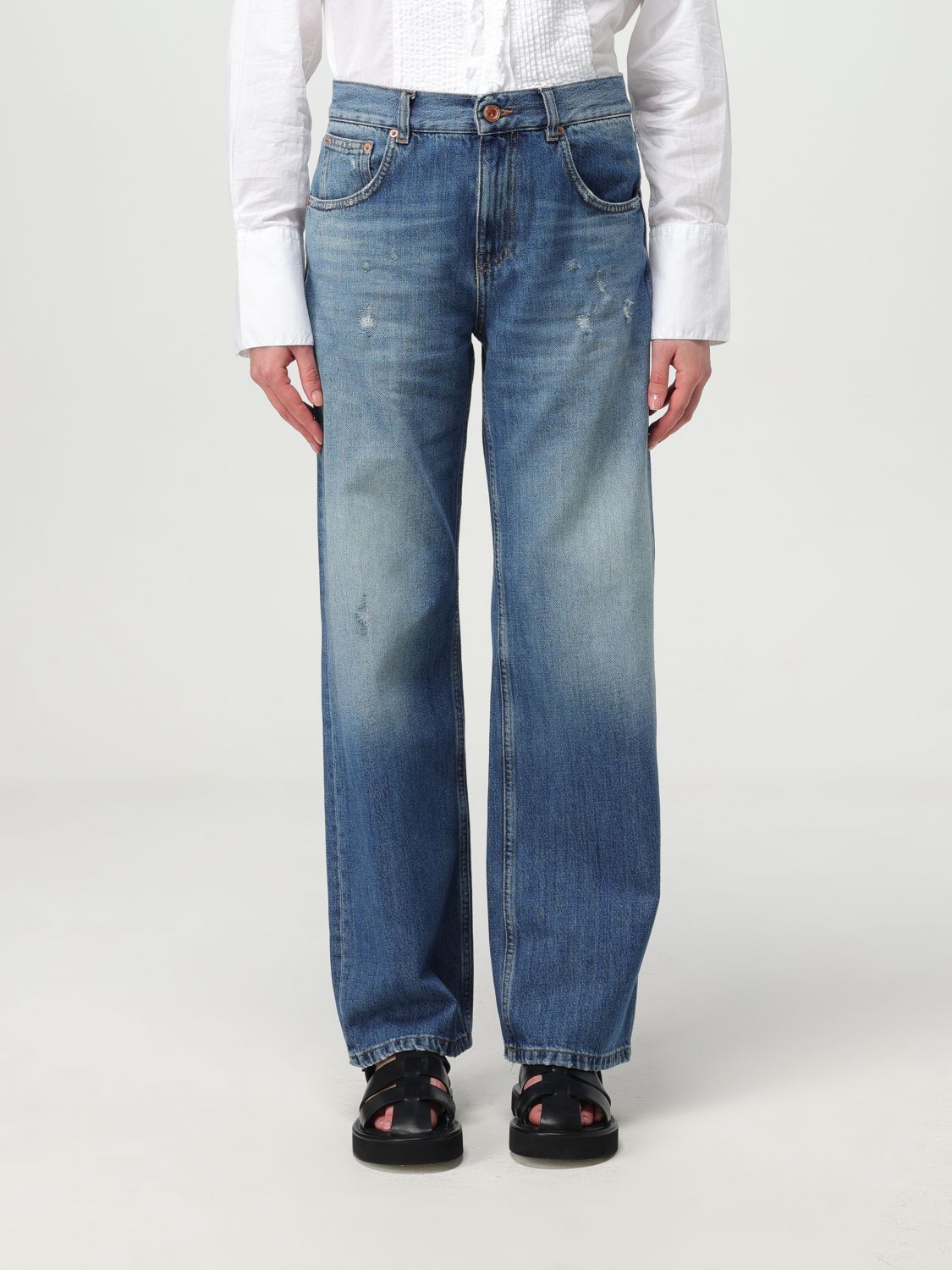 デニム・ジーパン ASPESI Woman Jeans Blue G0185L054 10998