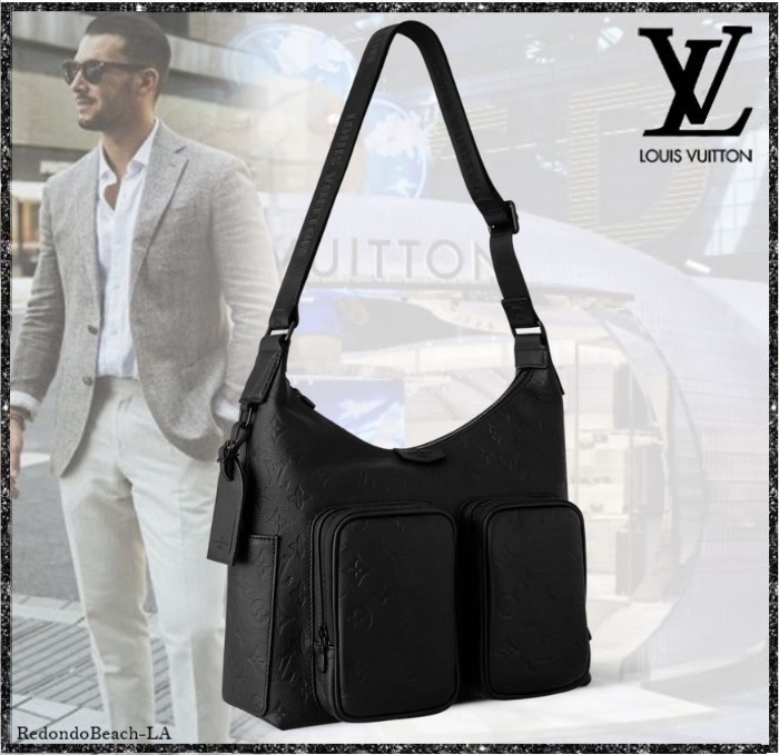 【大人男子の必需品】LOUIS VUITTON★Hobo ショルダーバック