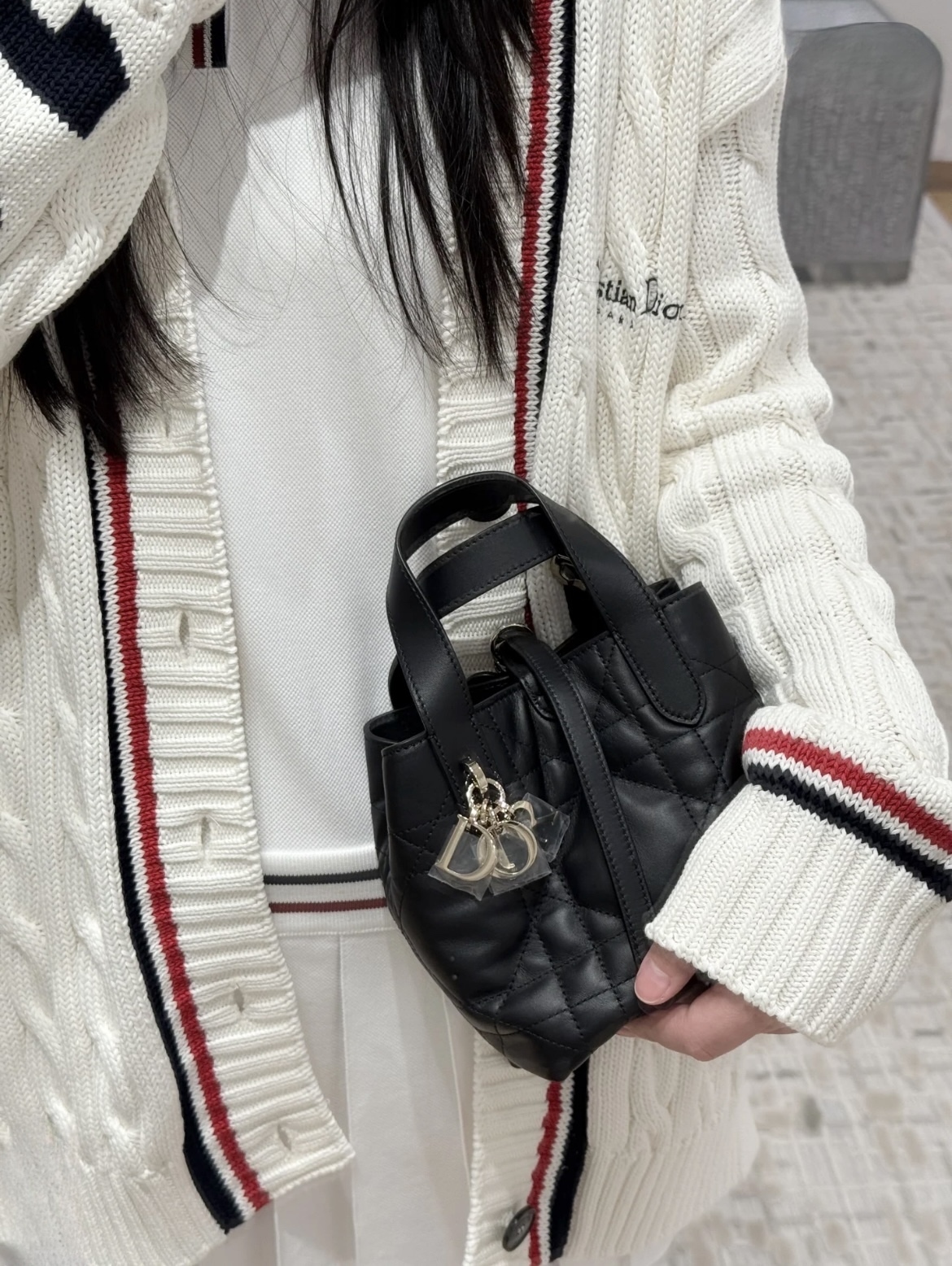 小さめで可愛い♪】Dior☆バーティカル Nanoトートバッグ (Dior