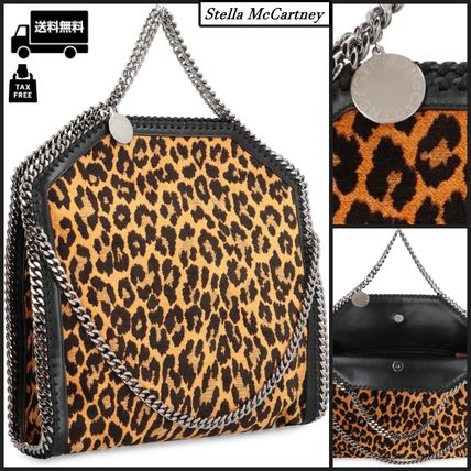 大人気！【STELLA MCCARTNEY】トートバッグ ヒョウ柄 レオパード Women レオパードプリント レオパード ファラベラ ミニ トート