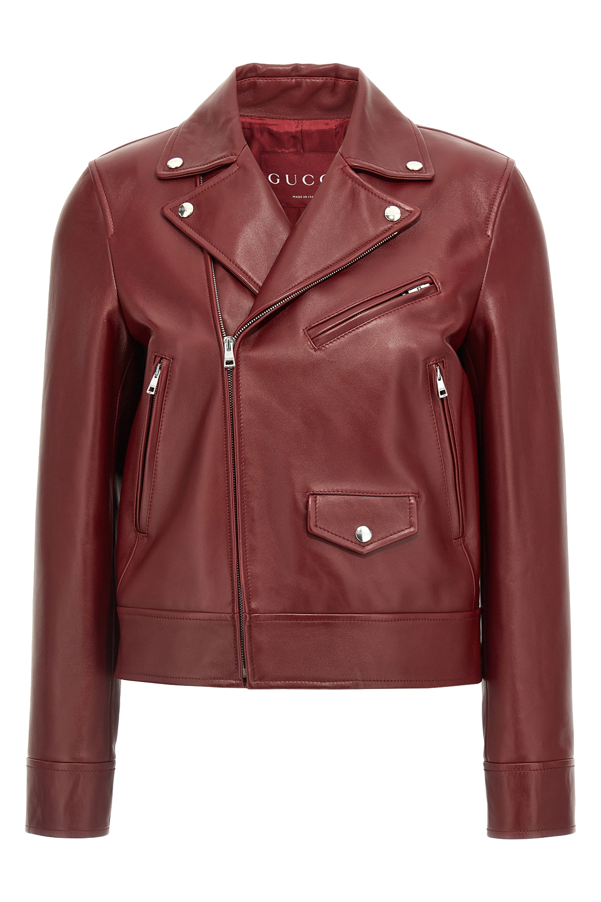 【関税込み】gucci LEATHER BIKER JACKET