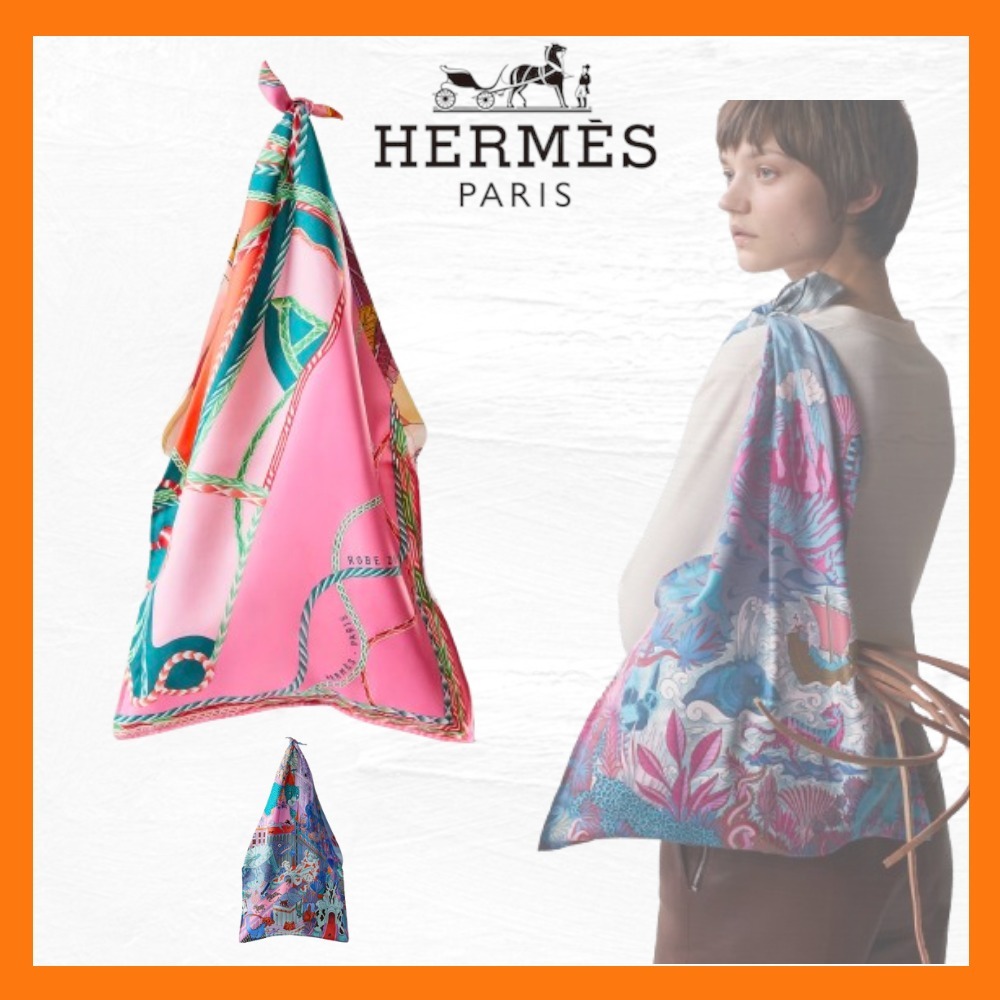 旅心を誘う軽やかさ HERMES Sac Furoshiki GM バッグ