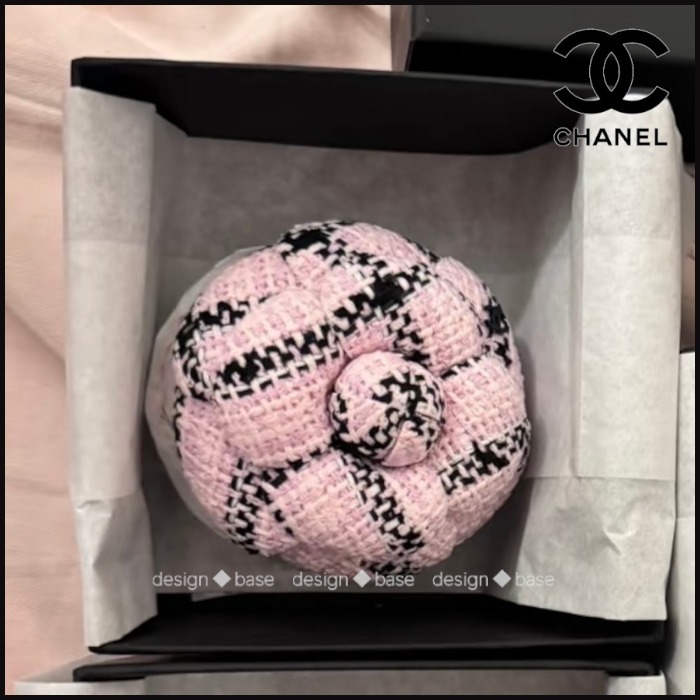 ★素敵【 CHANEL 】カメリア モチーフ ブローチ