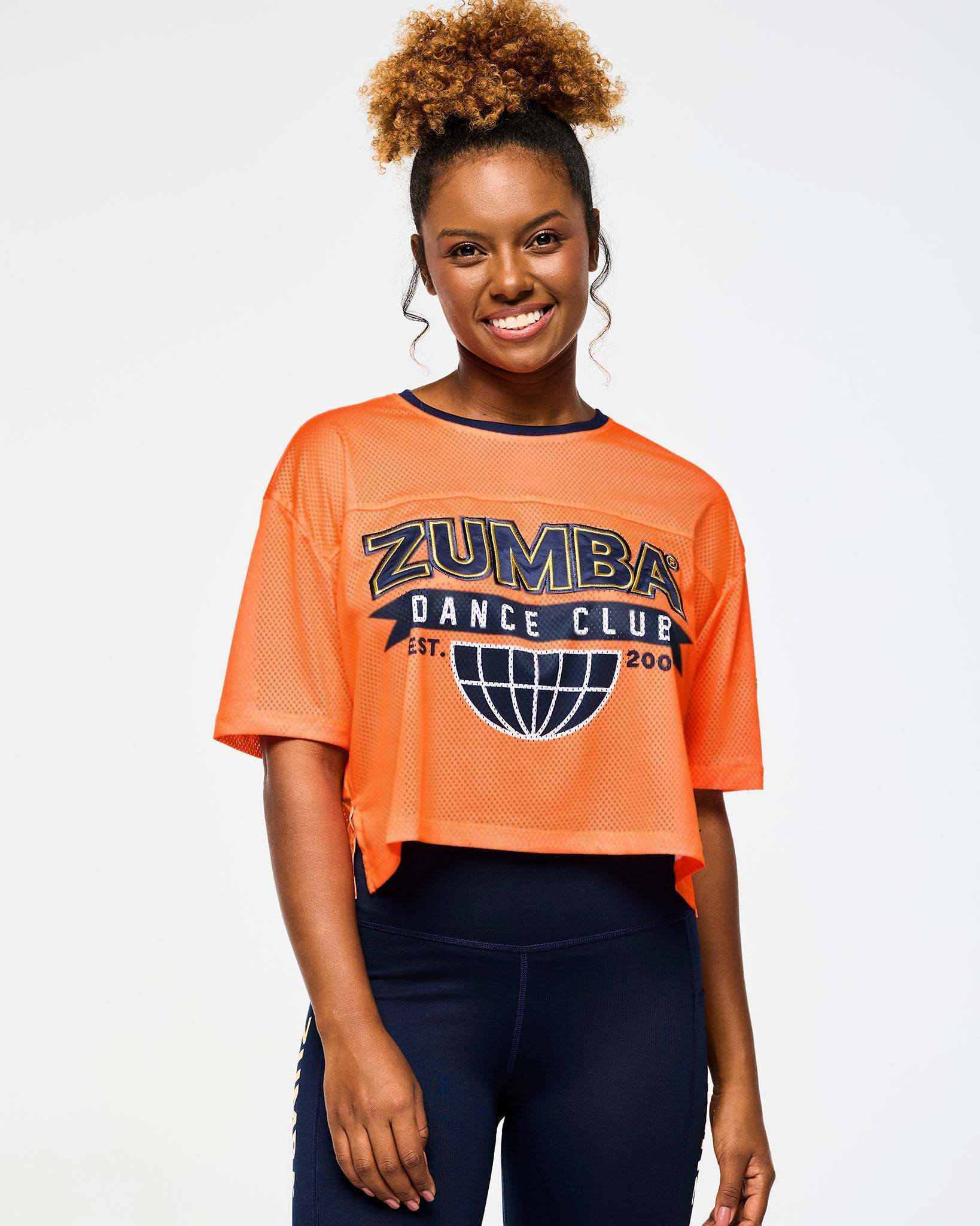 国内発送【Zumbaズンバ 】Victory Mesh Crop Top O(2025.3新作)