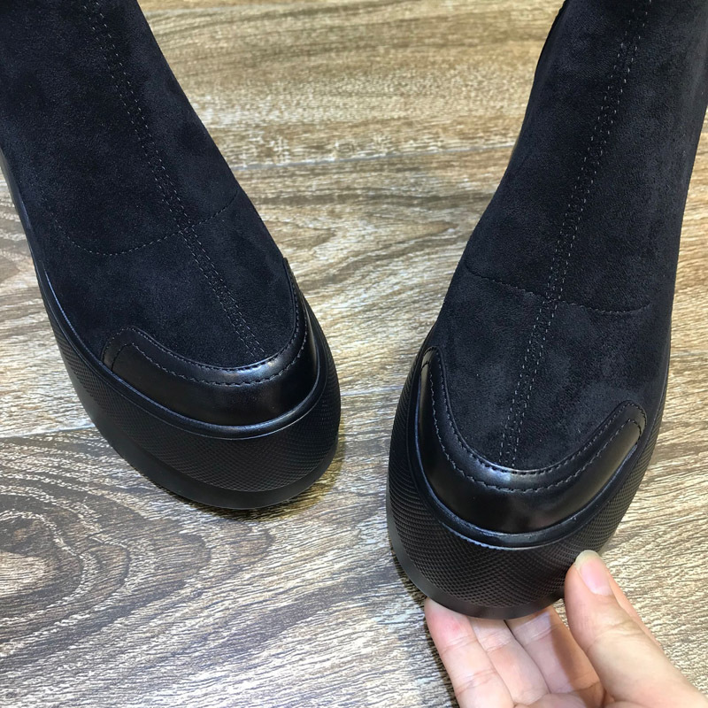 カジュアル 厚底 プラットフォーム ソックスブーツ nk3529