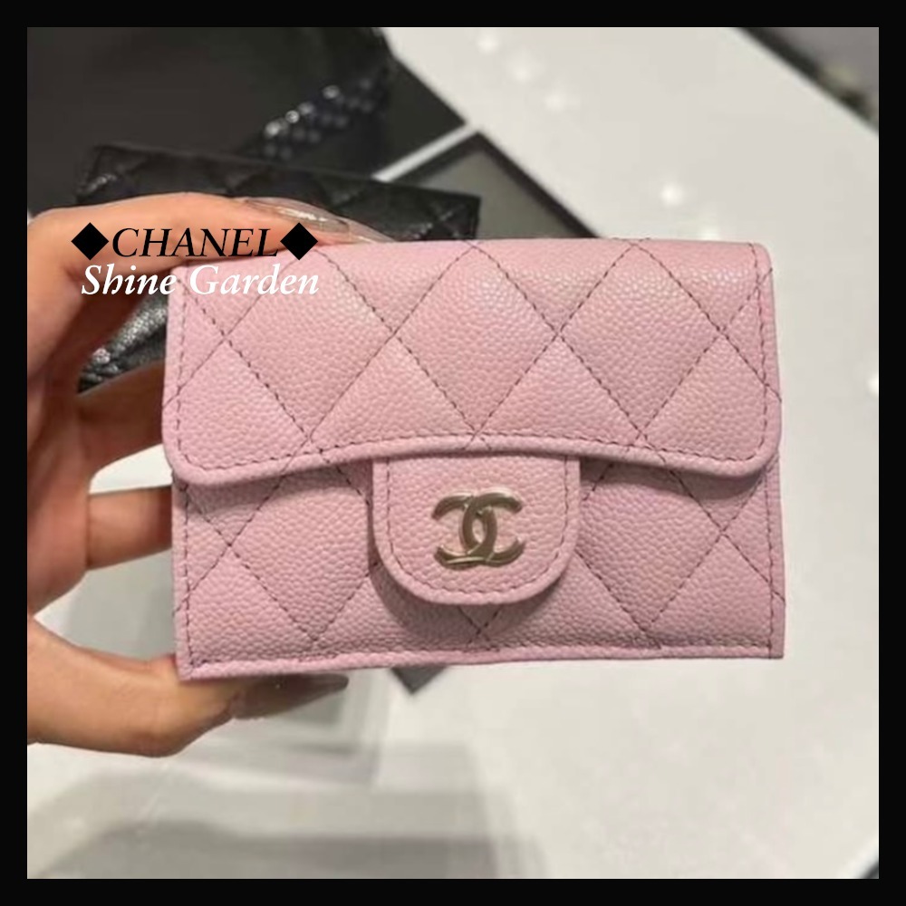 【大人気♪入手困難】CHANEL 三つ折り財布 スモール コンパクト