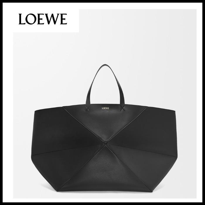【LOEWE】カーフスキン パズルフォールドトートXXLバッグ