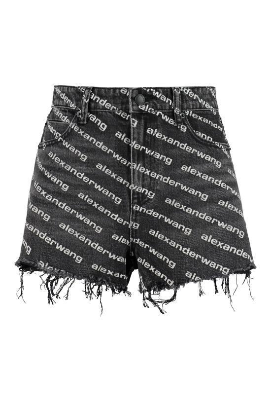 ショートパンツ T BY ALEXANDER WANG Women Straight Pants 4DC1214896 BLACK