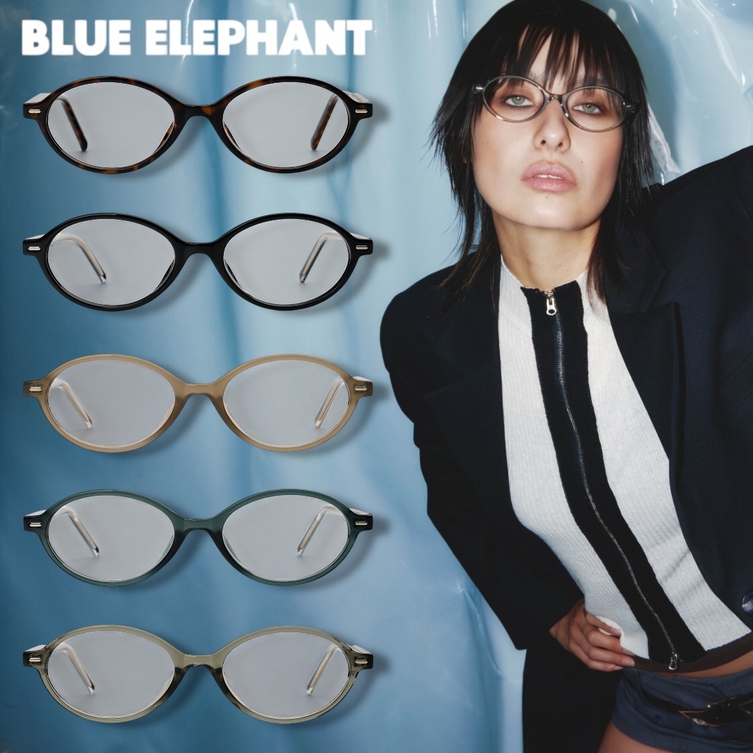 【BLUE ELEPHANT】AVA_5colors ☆韓国人気メガネ☆