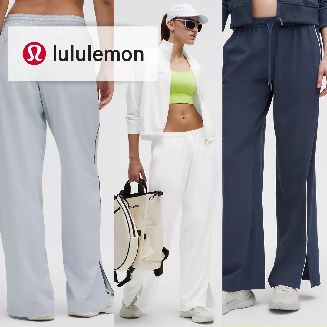 【lululemon】UVカット☆Court Rival Wide-Leg☆トラックパンツ
