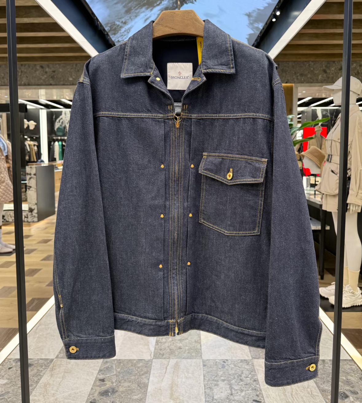 《Moncler x Mercedes-Benz by Nigo》デニムジャケット