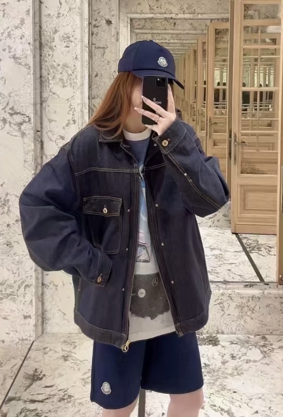 《Moncler x Mercedes-Benz by Nigo》デニムジャケット