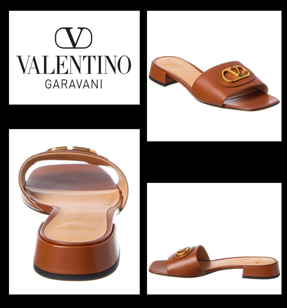 【Valentino】期間限定セール中！ Vlogo レザー サンダル