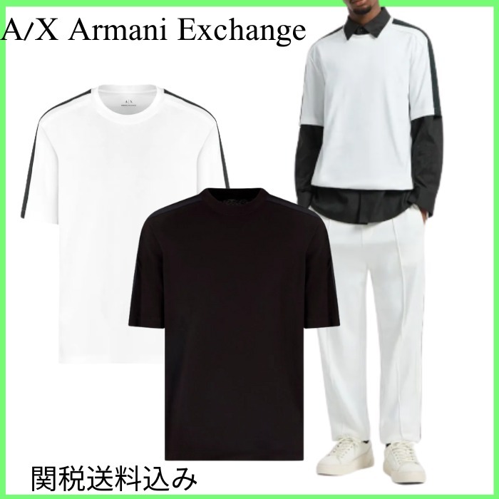 関税・送料込 A/X Armani Exchange クルーネック 半袖 Tシャツ
