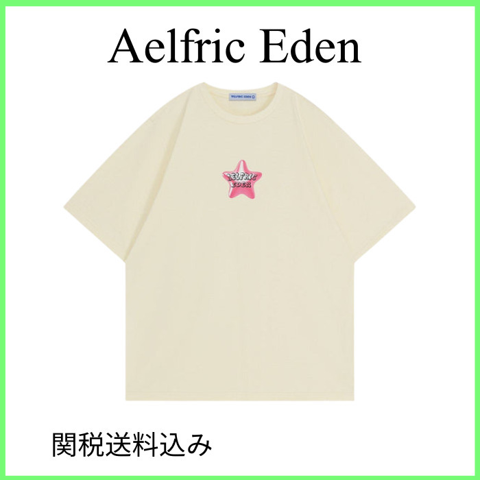 関税・送料込【Aelfric Eden】3D バルーンスタープリントTシャツ