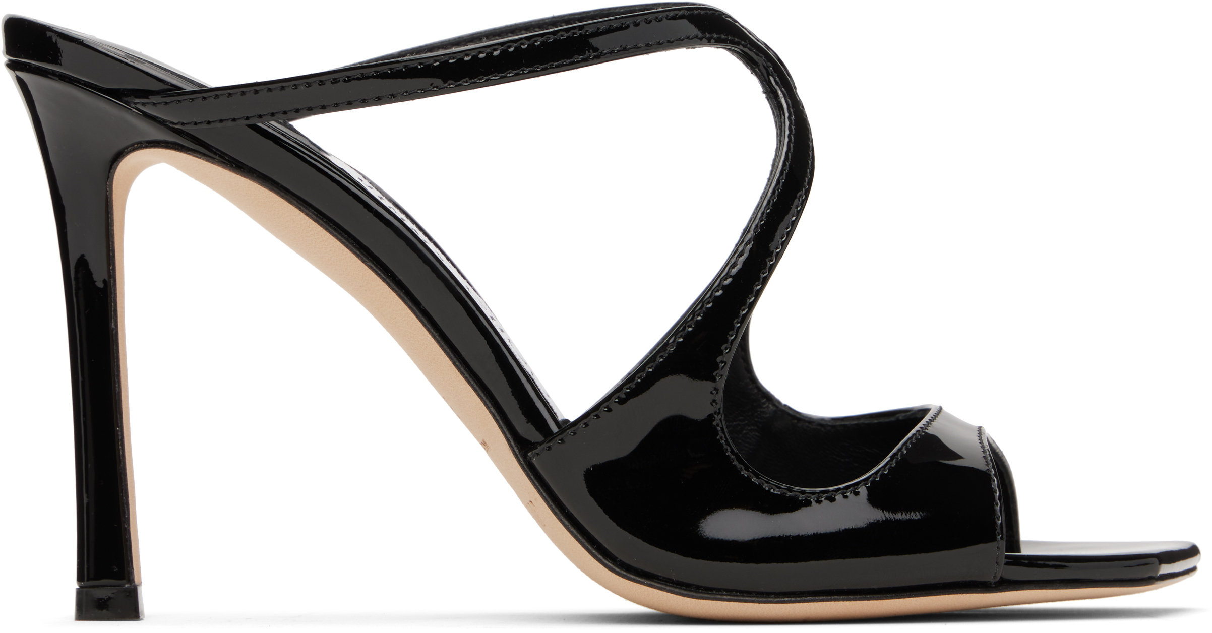 【関税込み】Jimmy Choo ブラック Anise 95 ヒールサンダル