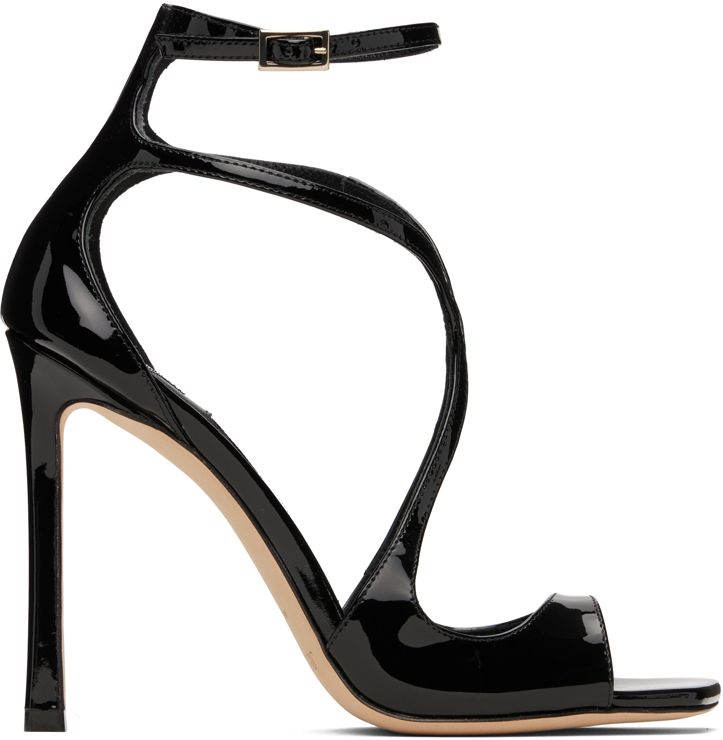 【関税込み】Jimmy Choo ブラック Azia 110 ヒールサンダル