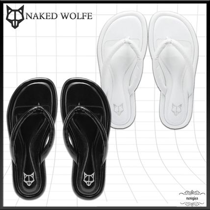 NAKED WOLFE ピープトゥヒールサンダル 関税送料込み ビーチサンダル 厚底 Naked Wolfe(ネイキッドウルフ) - 海外通販