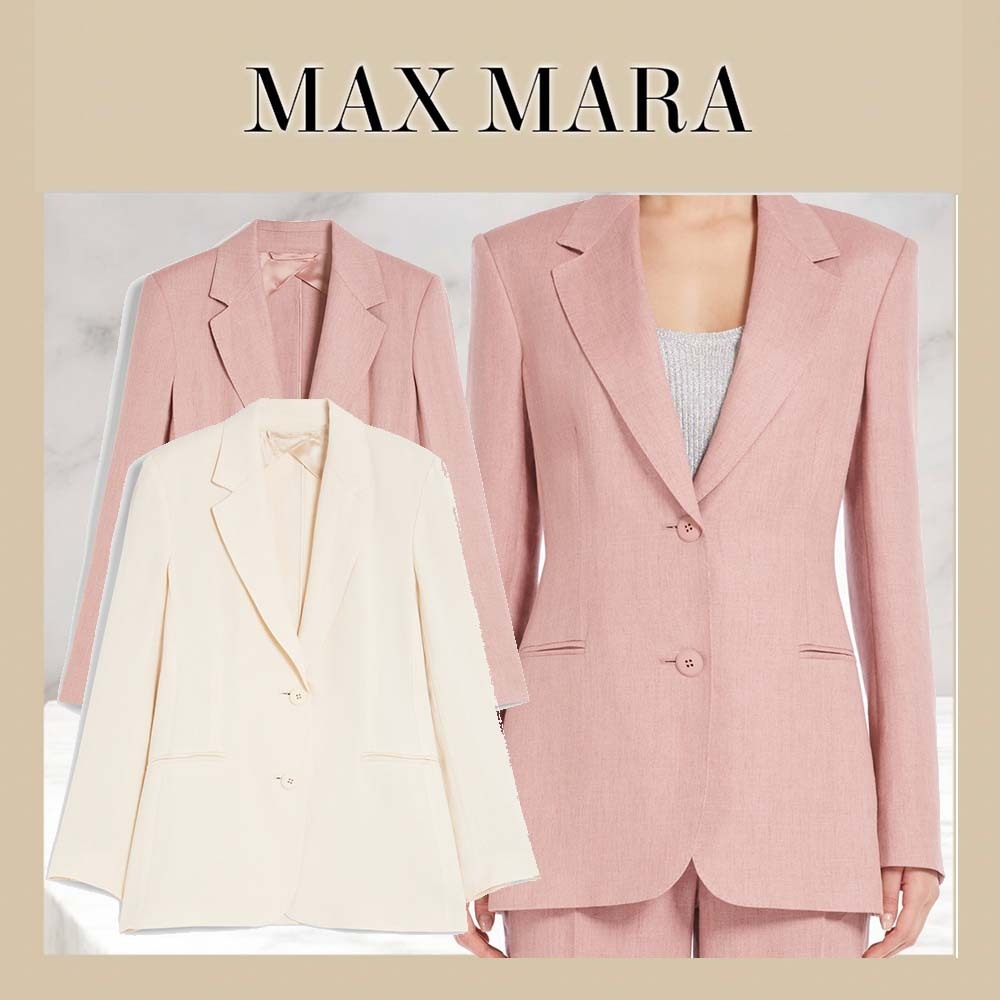 Max Mara STUDIO シングルブレストブレザー MICIO